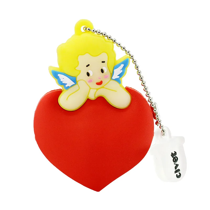 Стиль Love Heart, Usb флеш-накопитель, ручка-накопитель, 4 ГБ, 8 ГБ, 16 ГБ, 64 ГБ, милый мальчик, Купидон, usb-флешка, флешка, Usb 2,0, U диск, флешка