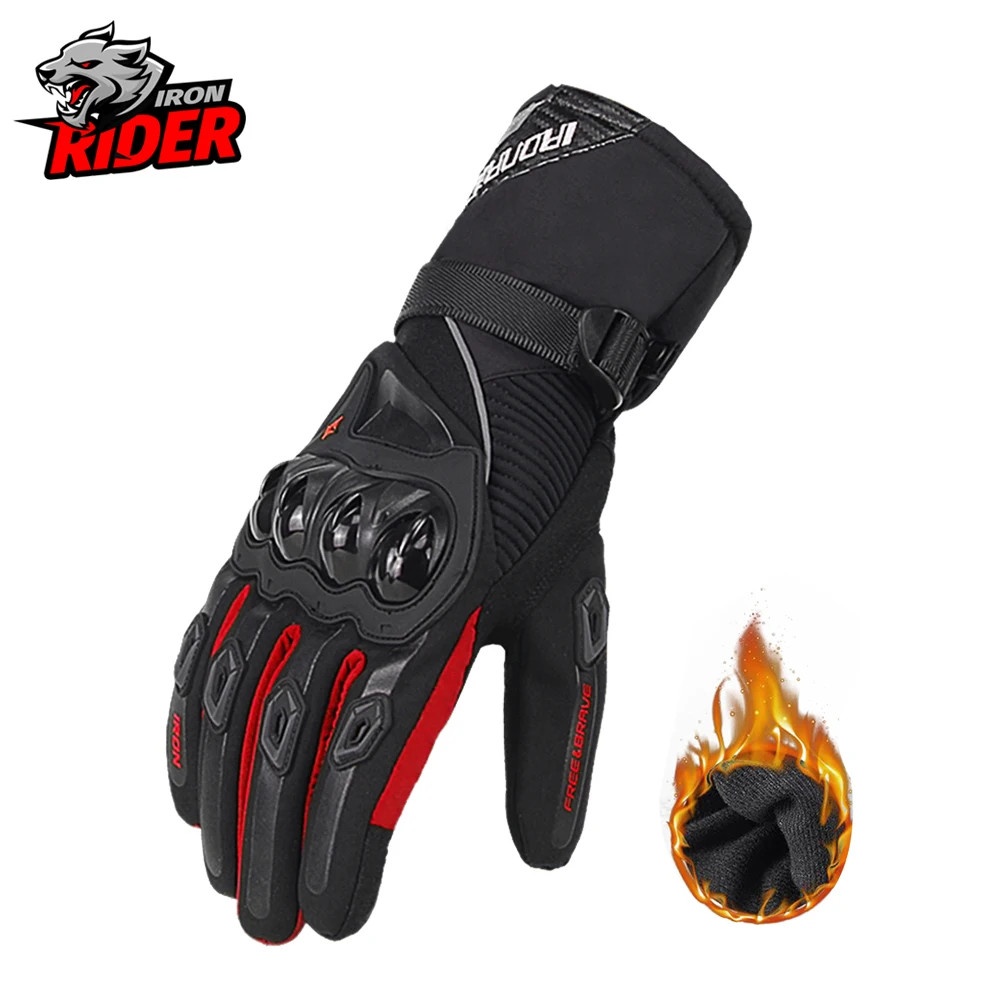 

NEW Motorcycle Winter Gloves Touch Screen Moto Waterproof Gloves Motorcycle Men Cycling Protective Tutelar Glove