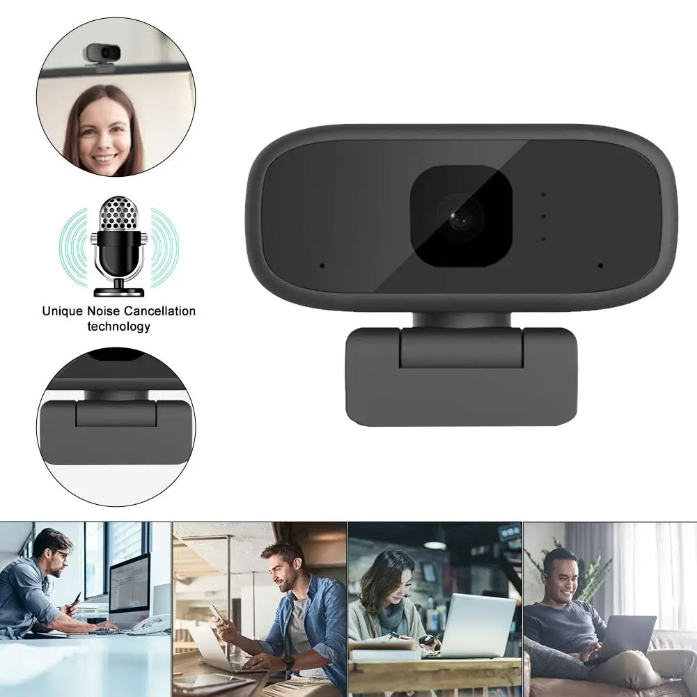 

USB Web Camera Built-In Microphone USB Webcam Auto Focus Computer Camera for Laptops Notebook Desktops Webcam Accessories