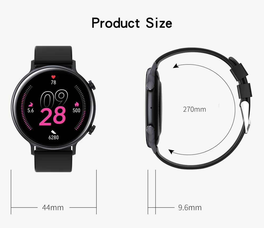 

2021 Bluetooth Call Smart Watch IP68 Waterproof Women Clock ECG PPG Music Smartwach Fitness Tracking Lady watch For Android IOS