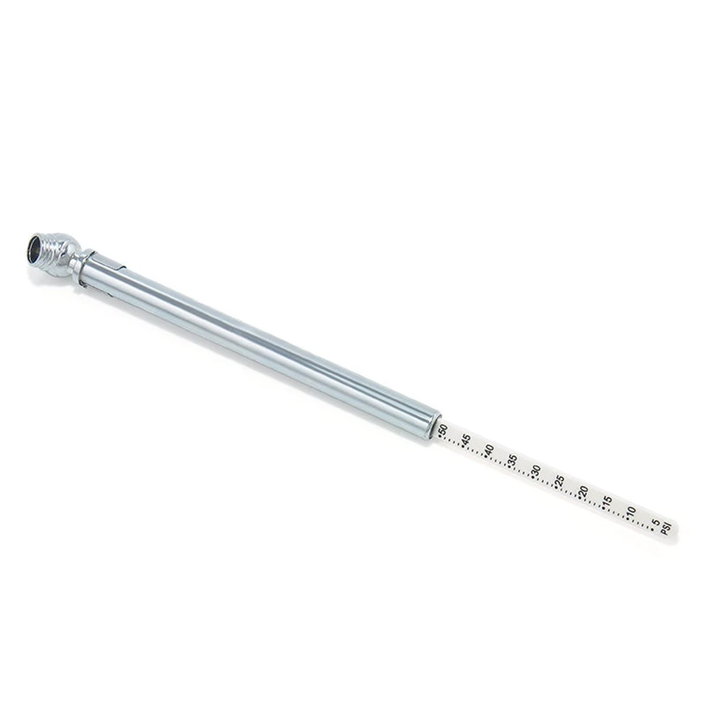 Auto Car Vehicle Motor Tyre Tire Air Pressure 5-50PSI Mini Test Meter Gauge Pen Monitor Systems Aluminium Plastic | Автомобили и