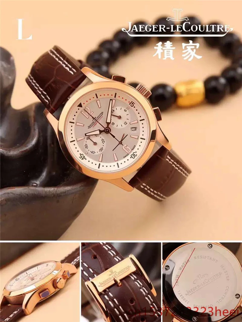 

Jaeger-LeCoultre- watch men's skeleton automatic mechanical AAA watch gold skeleton retro men's women watch quartz watch