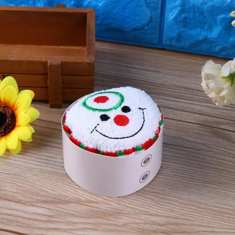 Новогодний Рождественский подарок кекс Хлопковое полотенце натальные украшение