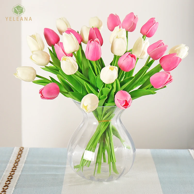 Искусственные цветы высокое качество тюльпан Тедди свежие Романтические