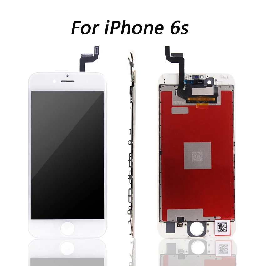 

10 pcs AAA Display for iPhone 6S LCD Complete with Frame Touchscreen for iPhone 6S LCD Display Black White