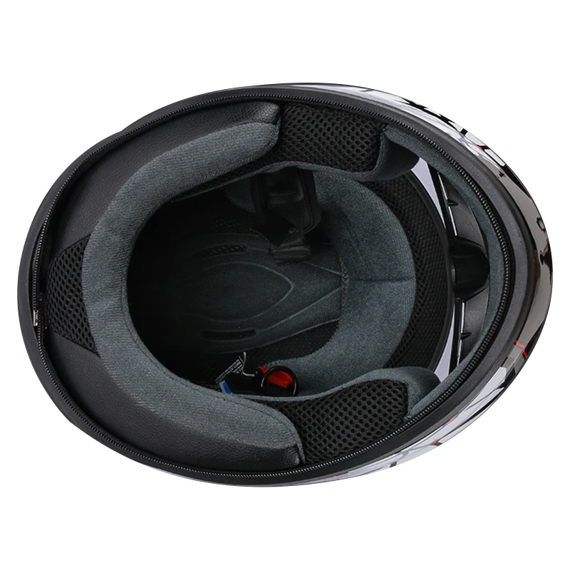 Мотоциклетный шлем с открытым лицом и двойным зеркальным дизайном мотоциклетный