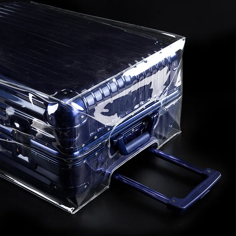 Прозрачный чехол на колесиках из ПВХ для багажа путешествий аксессуары Защитные