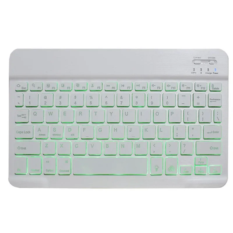 Only Keyboard Светлая клавиатура с подсветкой чехол для Samsung Galaxy Tab A 10,1 T510 T515 SM-T510 SM-T515 планшет кожаный чехол Bluetooth клавиатура - Цвет: Only Keyboard