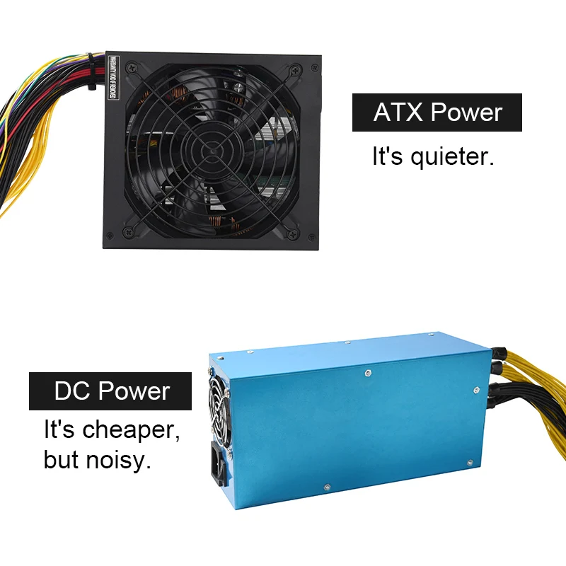 

Power Supply Mining Rig ATX 1850W For Bitcoin miner Coin Ethereum 1800w Support T37 D37 S37 Mining Motherboard Power Supply