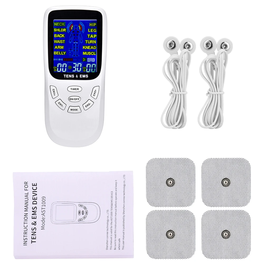 4 Electrode 15 Modes Tens Acupuncture Electric Therapy Massageador Machine Pulse Body Slimmming Sculptor Massager Pain Relief |
