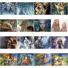 Аксессуары для украшения комнаты для женщин, алмазная живопись, аниме-фигурка, красивый мужской мастер и красивый женский мастер, фон