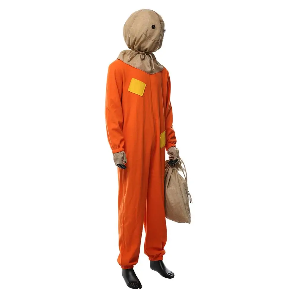 Костюм для взрослых и детей трик 'R Treat Sam маска головной убор опора ужас