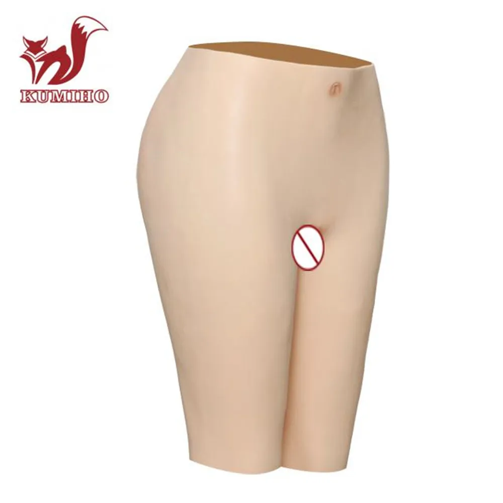

KUMIHO 2G 5-point Silicone Sexy Vaginal Panties Men Panties Enhanced hips for Crossdresser Drag Queen Raising the buttocks