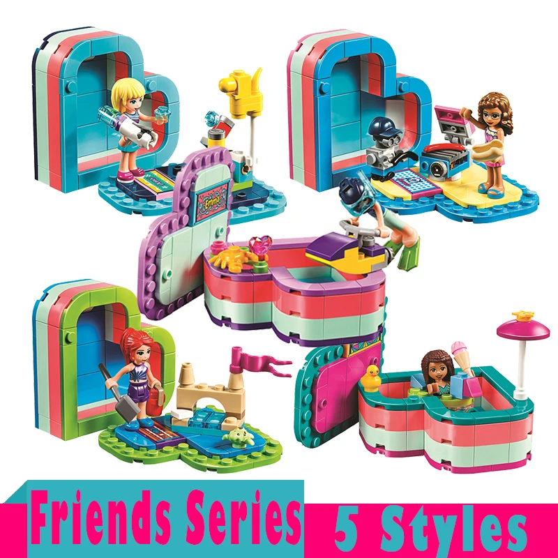 Наборы из серии Друзья Эмма Стефани Мия Оливия Андреа строительные блоки игрушки