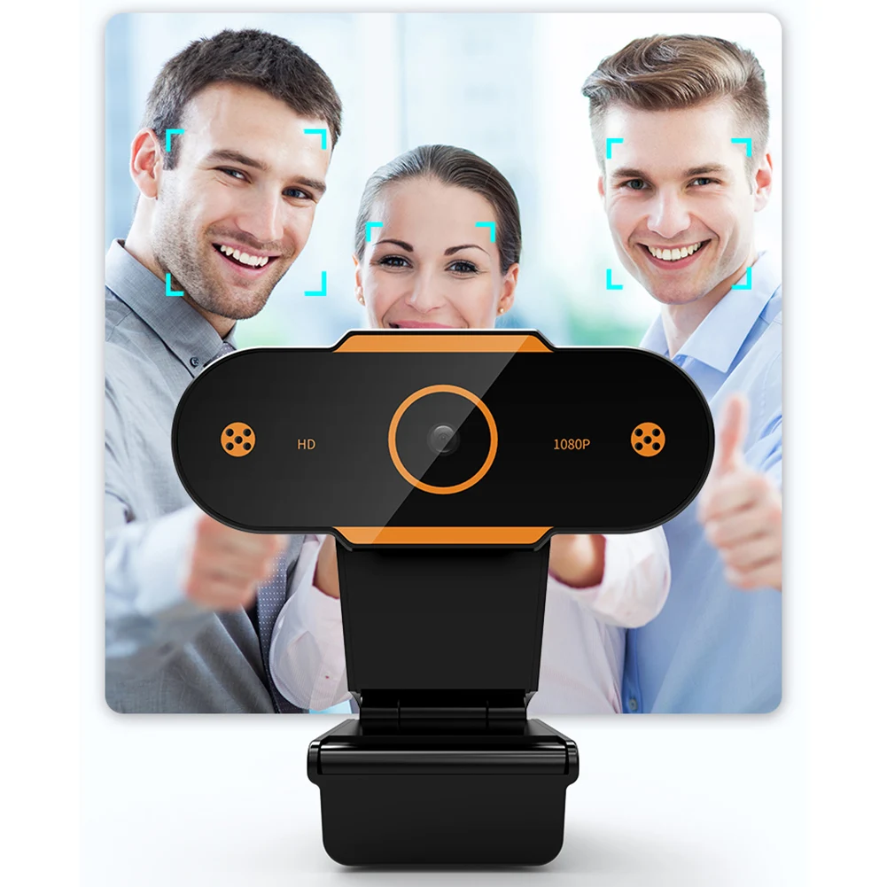 

1080P HD CMOS USB 2.0 Web Camera Live Video Online Meeting Teaching Noise Reduction Microphone Computer PC Webcam