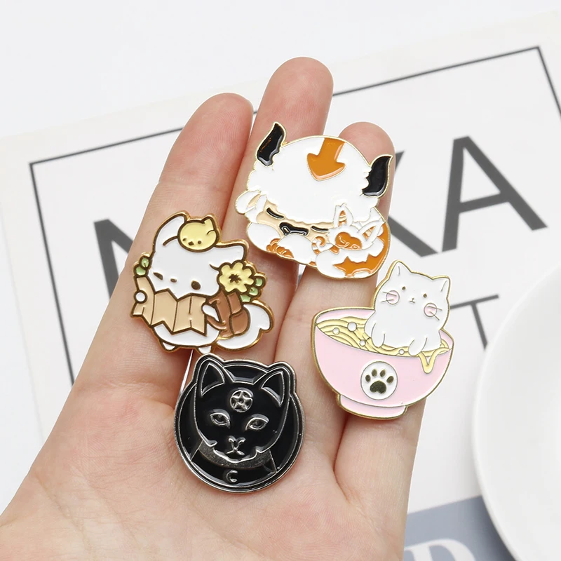 Женская металлическая брошь в виде кошки | Украшения и аксессуары