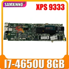 Original Laptop motherboard For DELL XPS 9333 Mainboard CN-0HPT8J 0HPT8J DAD13CMBAG0 SR16H I7-4650U with 8GB RAM