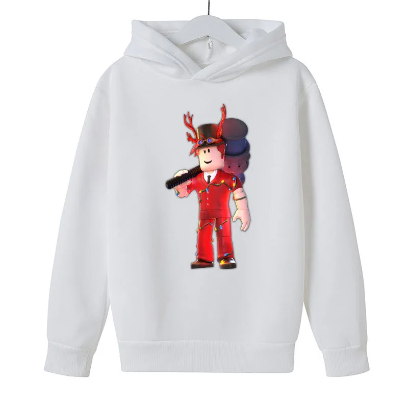 

Children's print hoodies boy Clothing girls Sweatshirts for 2021 Autumn Kids robloxing hot game Little Boys Outerwear Costume
