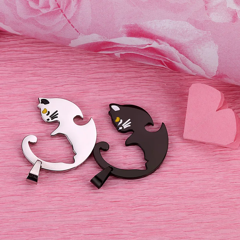 

Stainless steel kitten puzzle necklace pendant couple stitching necklace pendant couple necklace ladies necklace men necklace
