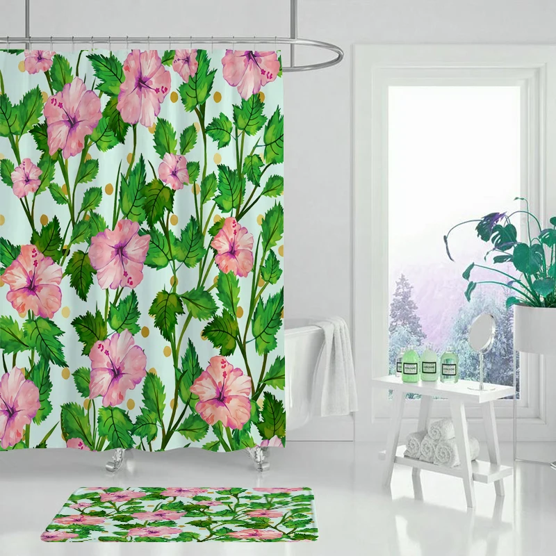 Водонепроницаемые экологически чистые занавески для душа в ванную комнату