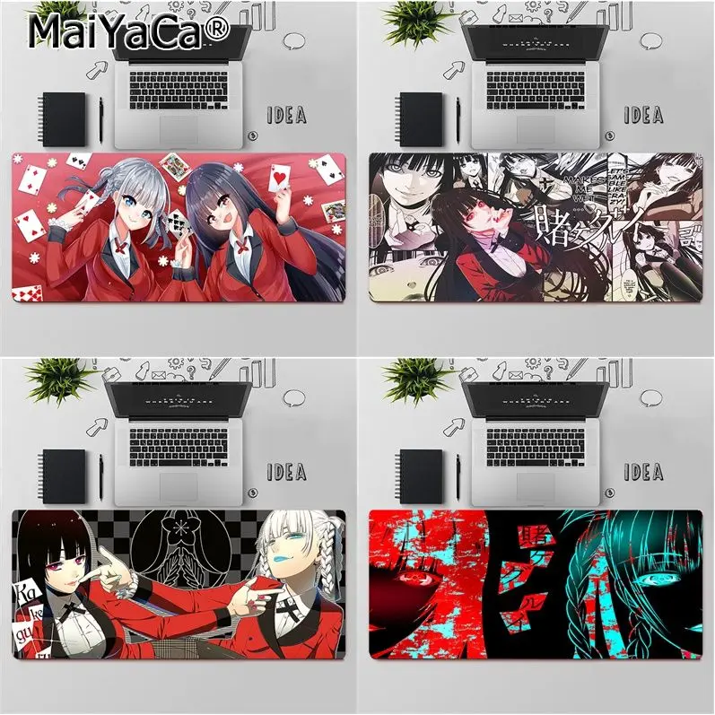 MaiYaCa Высокое качество аниме Kakegurui Yumeko Jabami коврик для мыши ноутбука Бесплатная