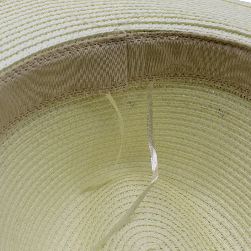 

Summer Hat Women Panama Straw Hat Fedora Beach Vacation Wide Brim Visor Casual Summer Sun Hats for men Sombrero 2020