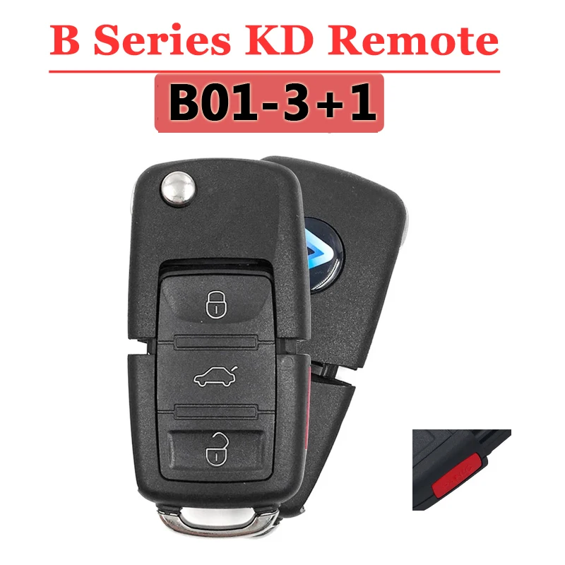 Пульт дистанционного управления KEYDIY KD B01 ключ 3 + 1 кнопка Kd900 пульт серии B для VW