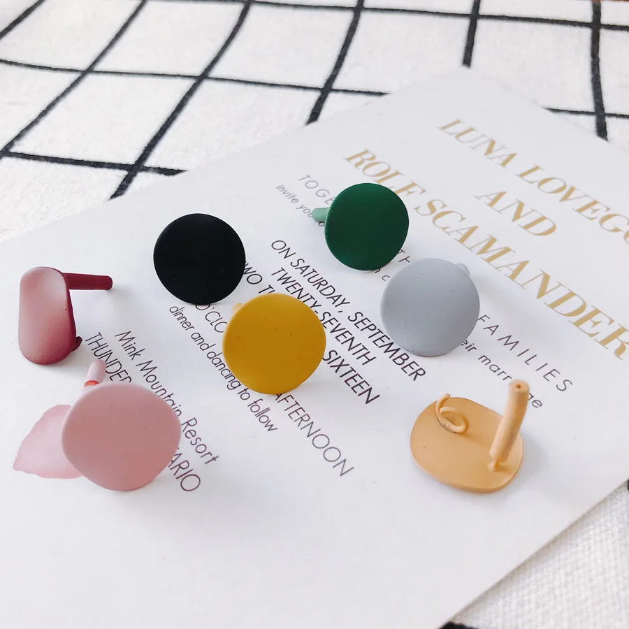 

10pcs Fashion Irregular Earrings Connectors Earring Settings Colorful Earrings Base Hook for DIY Jewelry Making Findings