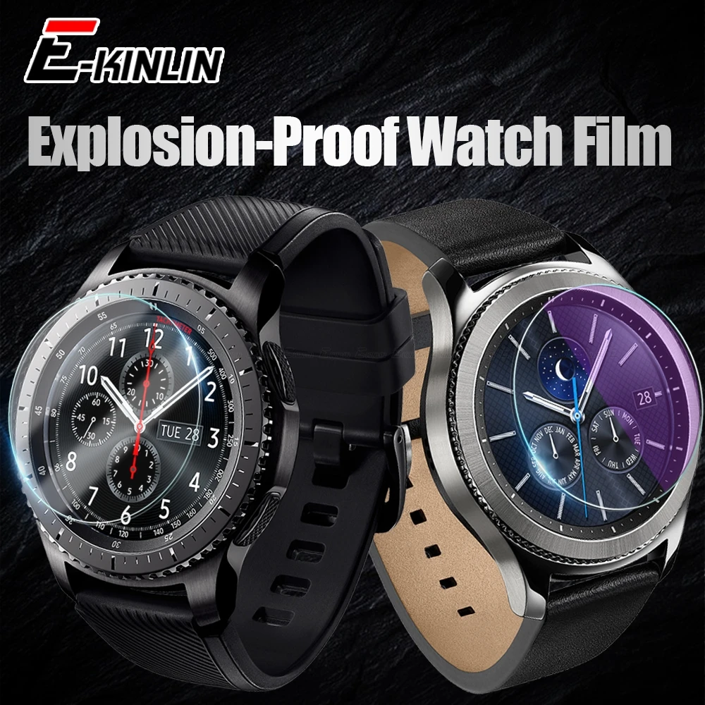 Защита экрана закаленное стекло для Samsung Galaxy Watch Watch3 3 41 мм 45 46 42 Gear S3 S2 3G LTE Смарт
