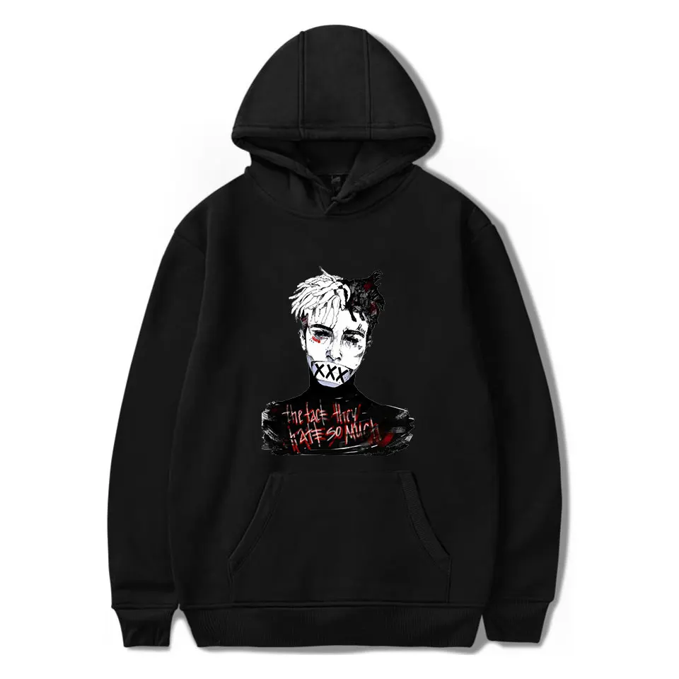 

XXXTentacion Hoodies Men/Women Harajuku Casual XXX Rapper Rip Pullover Sweatshirt Sudadera Hombre kpop Hoodie sweatshirts Tops