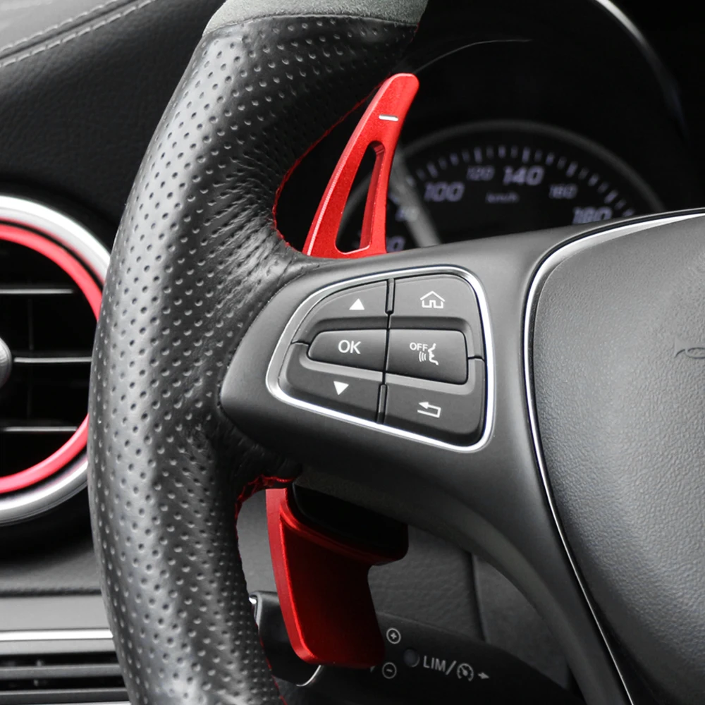 1 пара автомобиля рулевое колесо сдвиг Paddle Shifter расширение для Benz A B C E GLE класс CLS