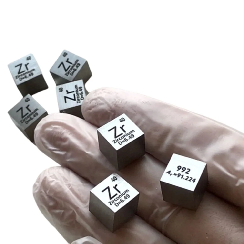 Цирконий Zr куб для периодической таблицы 99.2% Чистая длина 10 мм вес 6 5 г |