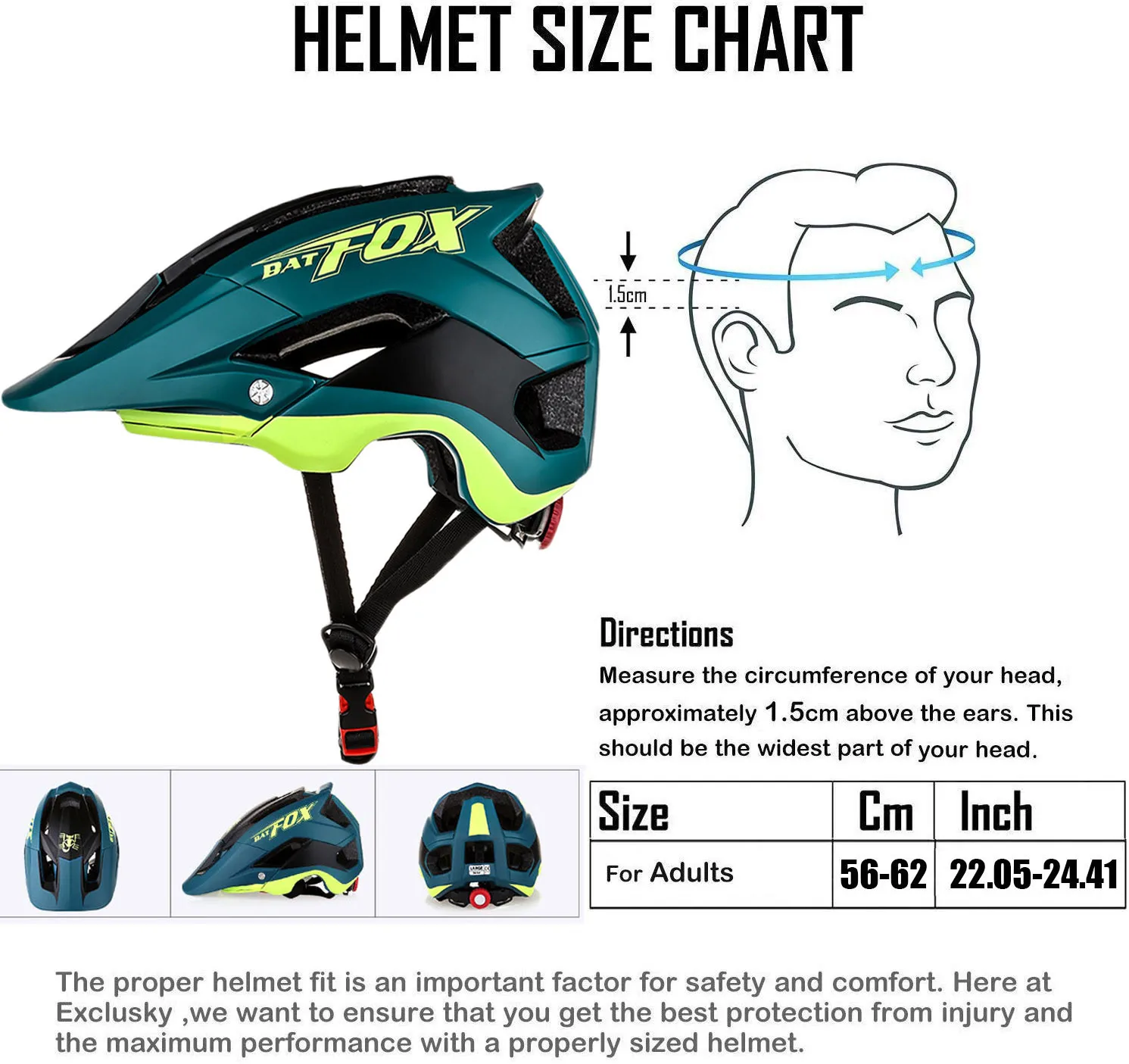 Горный велосипедный шлем BATFOX для мужчин Сверхлегкий с очень большими полями