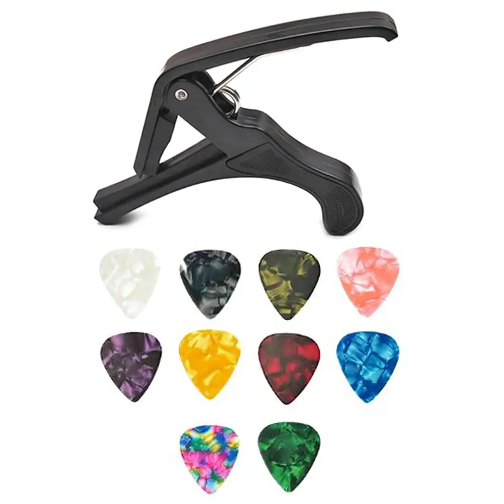 

Износостойкий триггер для гитары и 10 целлулоидных медиаторов