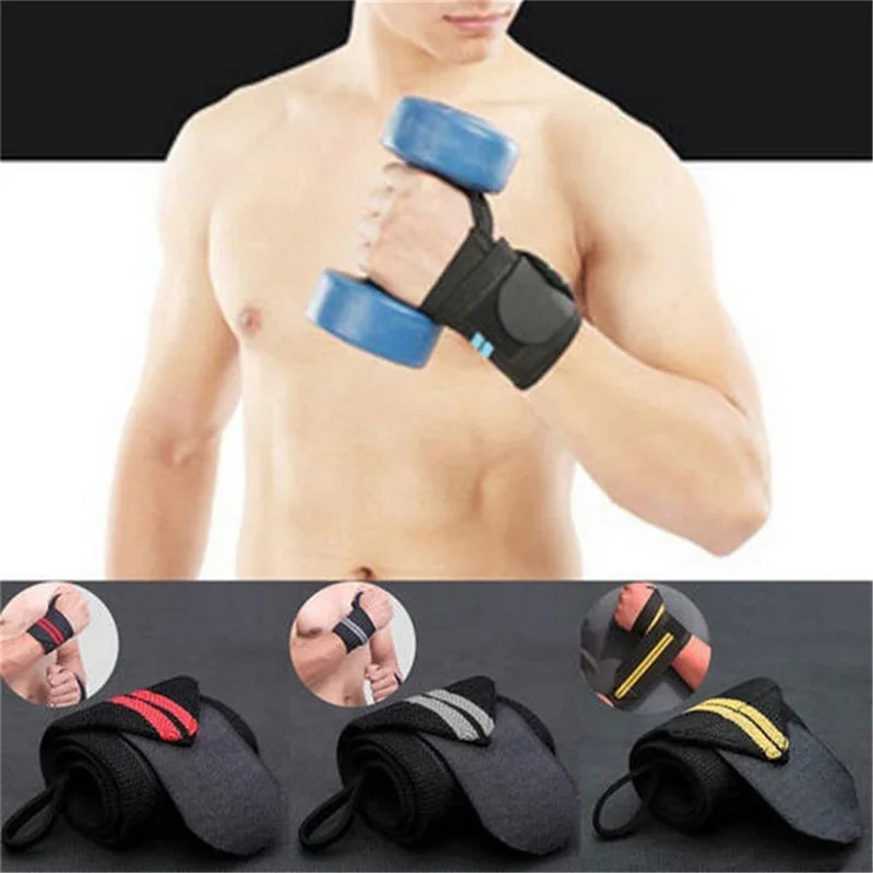 

1PC Adjustable Wristband Elastic Breathable Wrist Wraps Bandages Fitness Brace Wrist Support Sport Band Wraps Bandage Bracers