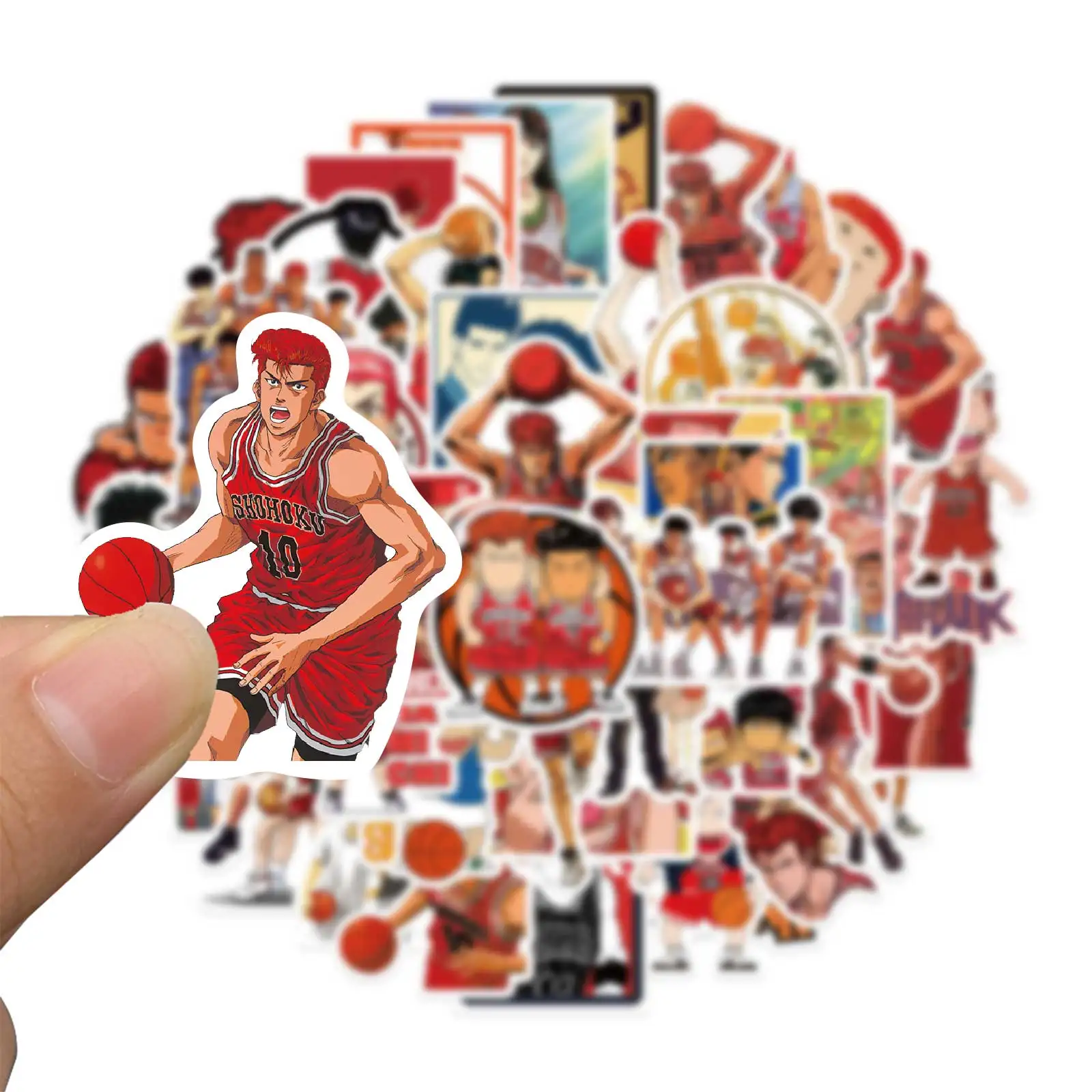 Наклейки ПВХ для велосипеда комические наклейки 25/50 шт. Slam Dunk классические