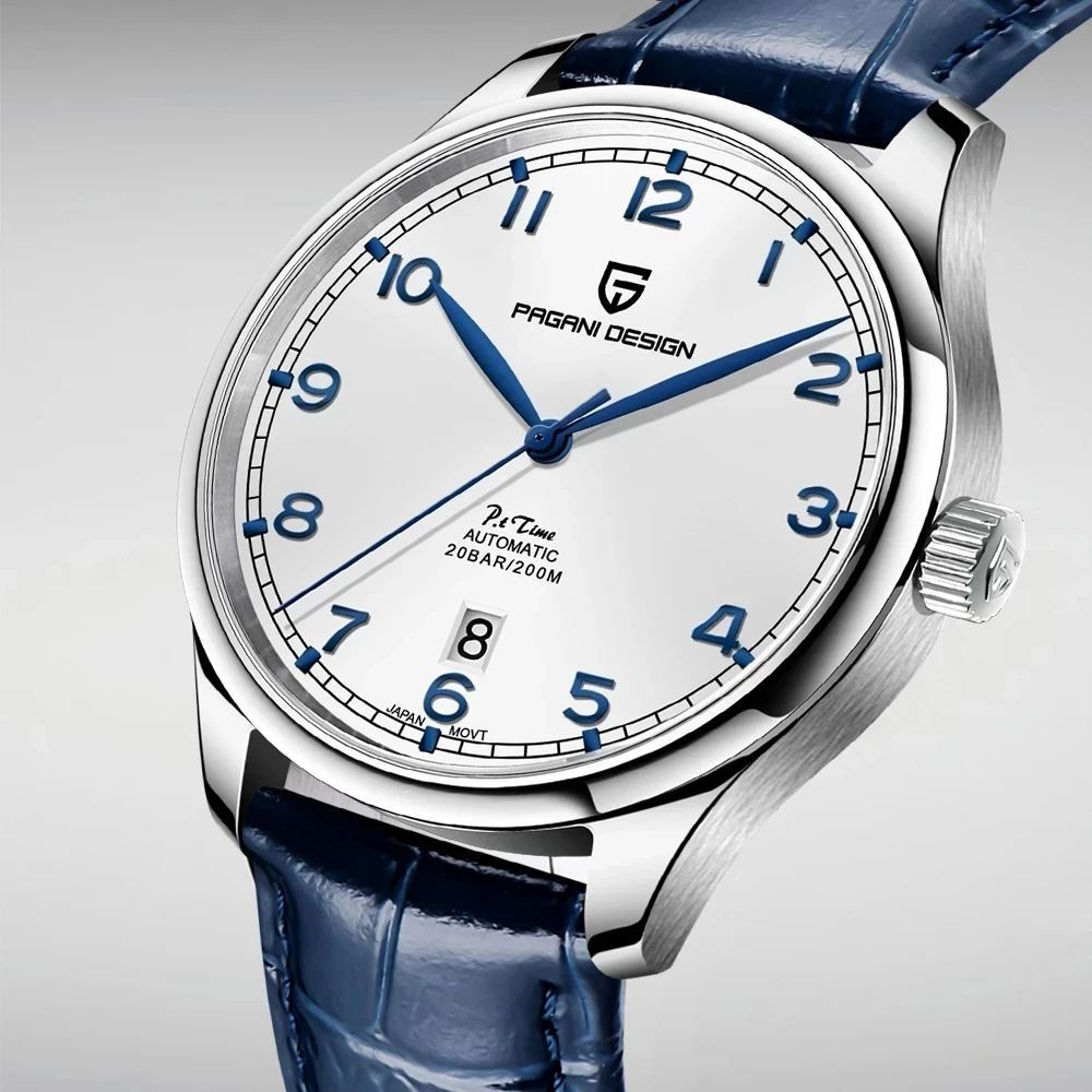 PAGANI DESIGN New Pilot Watch Luxury Sapphire Glass Mechanical Wristwatch 200M Waterproof Automatic Watches Top Brand Men Watch