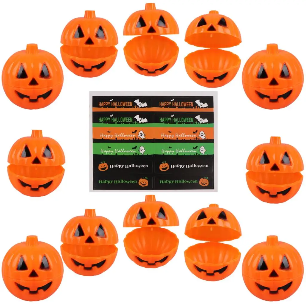 

Delicate Halloween Mini Package Treat Containers with 1 Sheet Self-adhesive