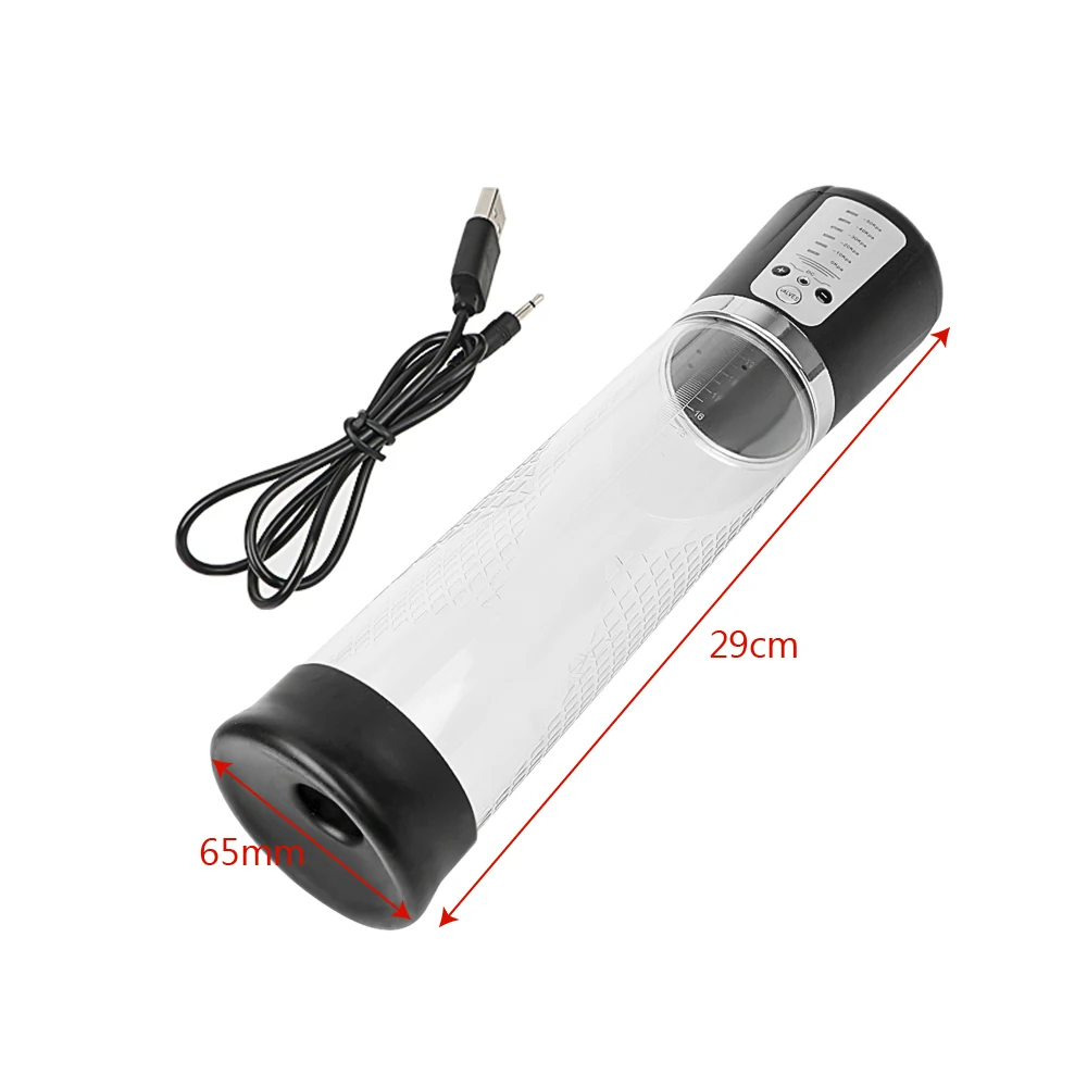 Насос вакуумный OLO для увеличения пениса мощный автоматический насос USB зарядка
