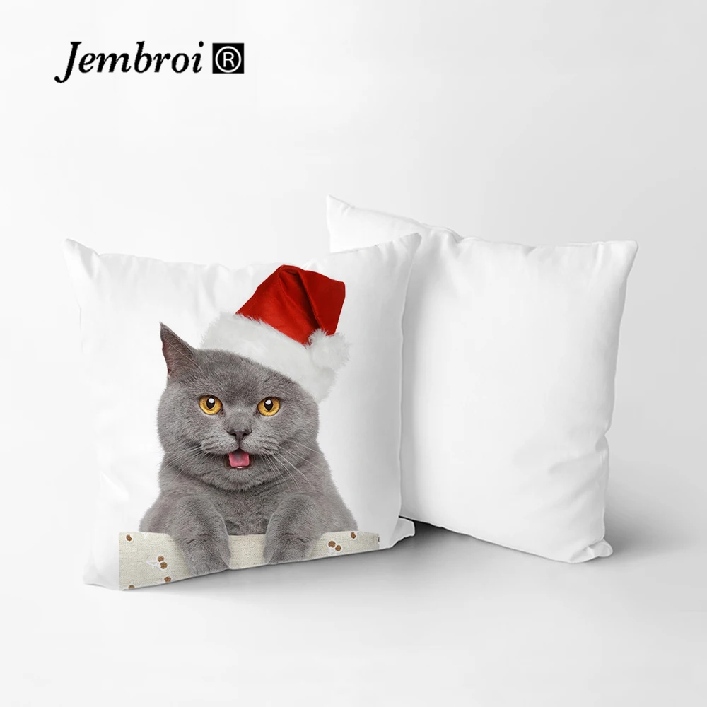 Модная Рождественская наволочка из полиэстера с принтом Sigle 45x45 см чехол для