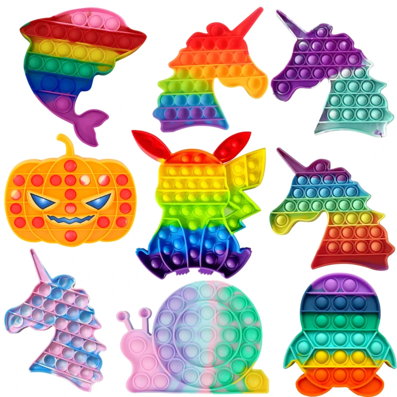 

Детская игрушка для снятия стресса с эффектом "пузыри"