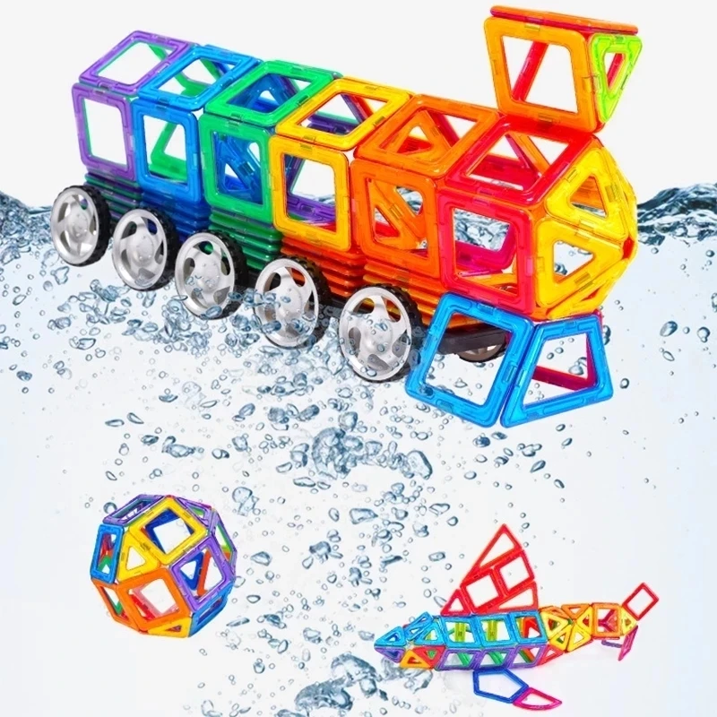 30-168pcs Big Size Magnetic Designer Construction Set Model Building Block For Children Intelligent Educational Toys | Игрушки и хобби