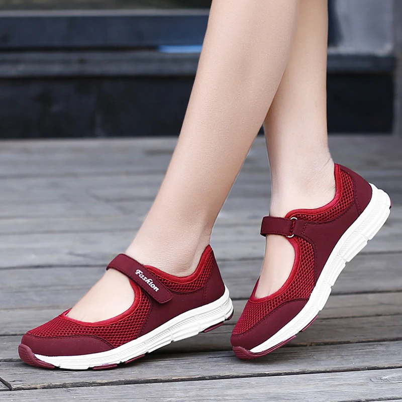 

Women Flat Casual Shoes Fashion Breathable Mesh Tenis Feminino Shoes Women Sneakers Summer Ladies Boat Shoes Zapatos Para Mujer