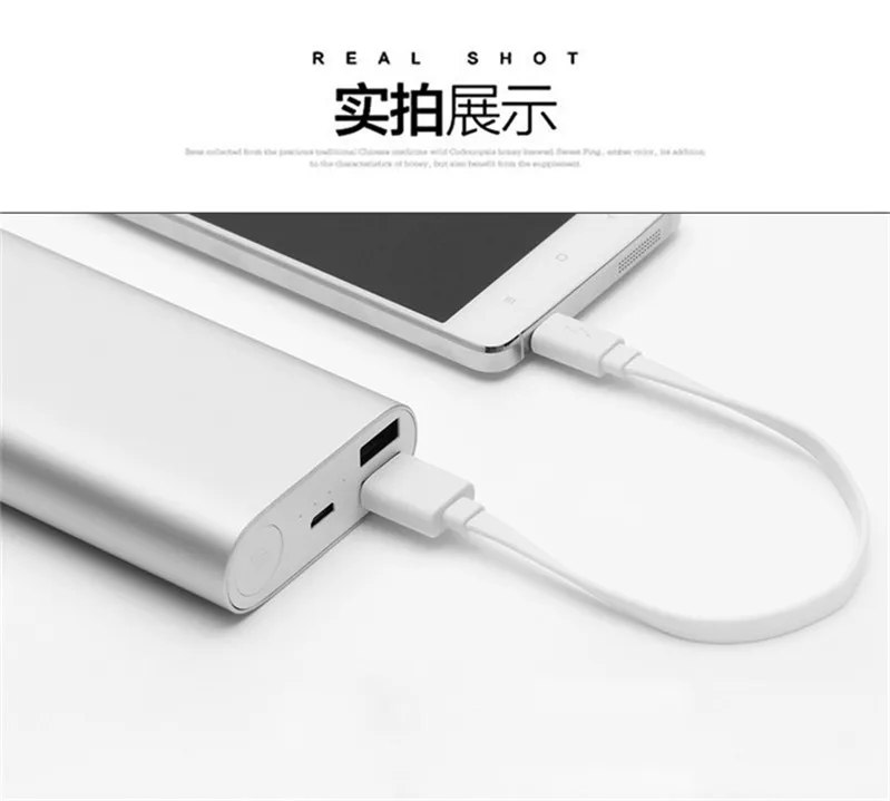Внешний аккумулятор с коротким usb кабелем типа c для samsung galaxy a50 a70 A5 a7 s10 s8 huawei lenovo z6