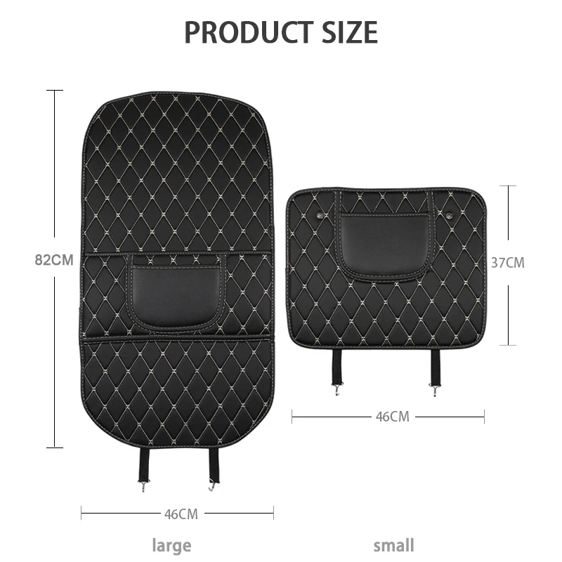 Накладка для защиты от грязи на заднее сиденье автомобиля из искусственной кожи