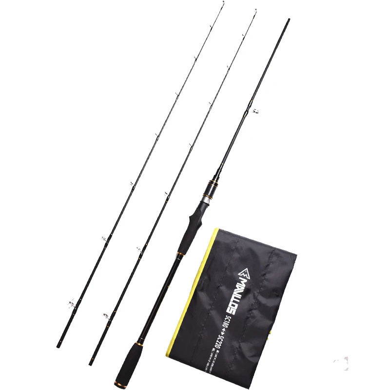 Mavllos быстрая универсальная телескопическая удочка Спиннинг литье 1 8 м/2 2 м