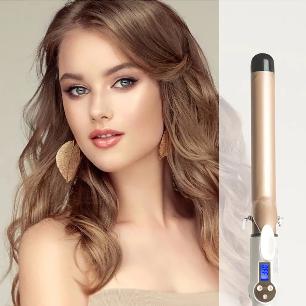 

Ceramic Electric Hair Waves Curler Digital Professional Perfect Hair Curler Roller Wand Styler Styling Tools