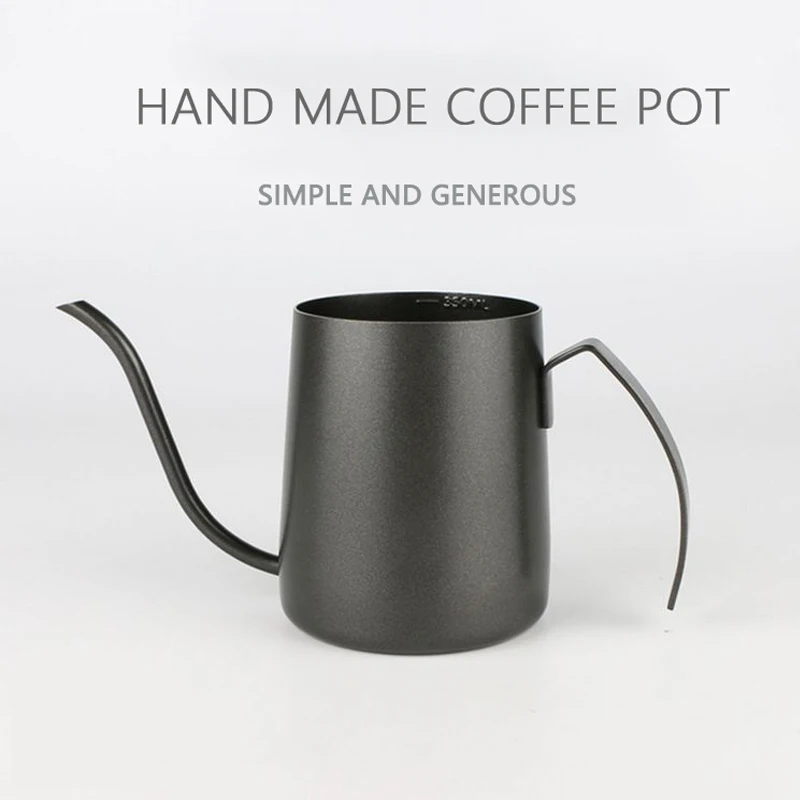 350 мл заячьи уши ручной удар кофейник бытовой длинный рот нержавеющая сталь