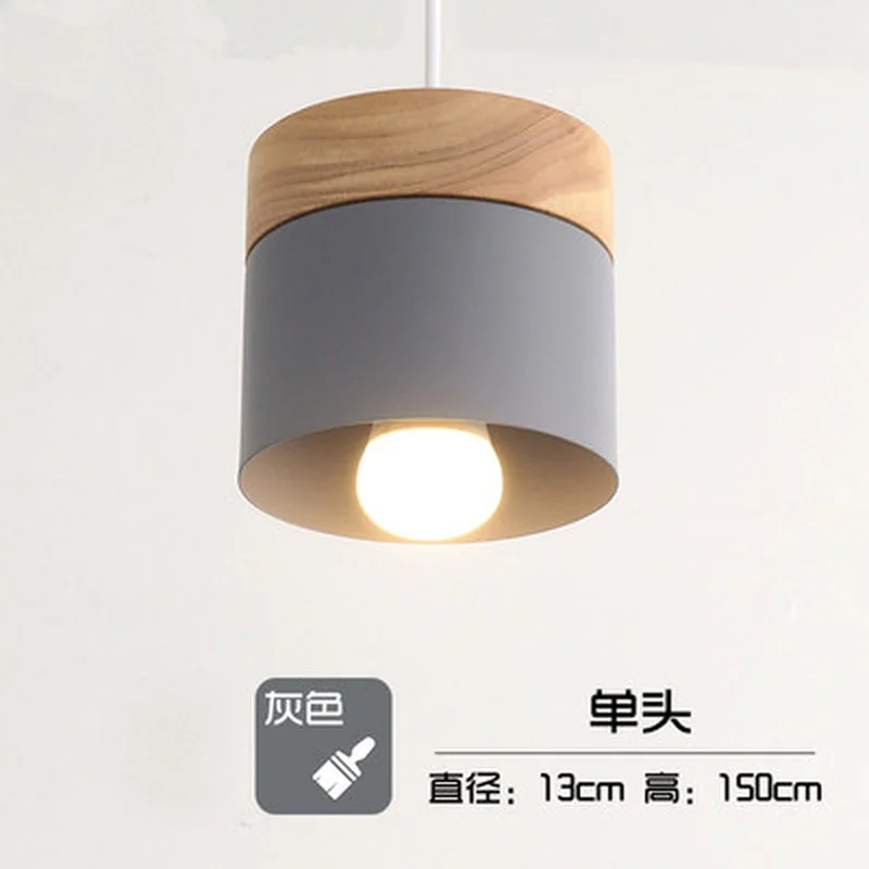 Современный светодиодный подвесной светильник Homedeco железная цилиндрическая