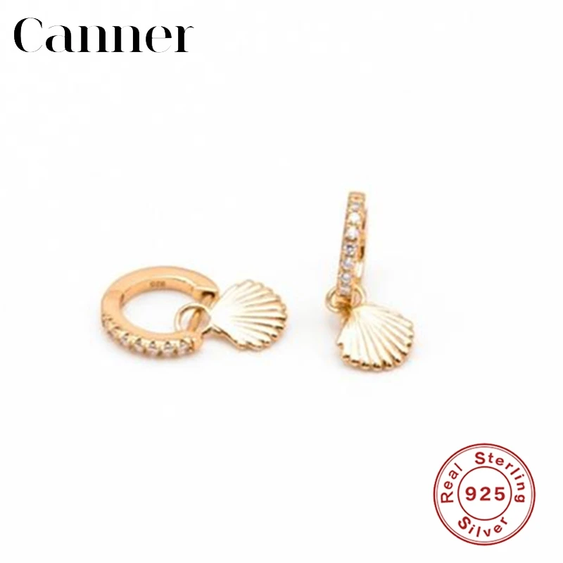 Женские серьги кольца из серебра 925 пробы с кристаллами|Серьги-кольца| |